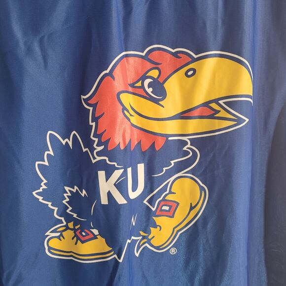 PRO EDGE Kansas Jayhawks V Neck Sleeveless Jersey Mens L NCAA College Fan Gear - Picture 3 of 7